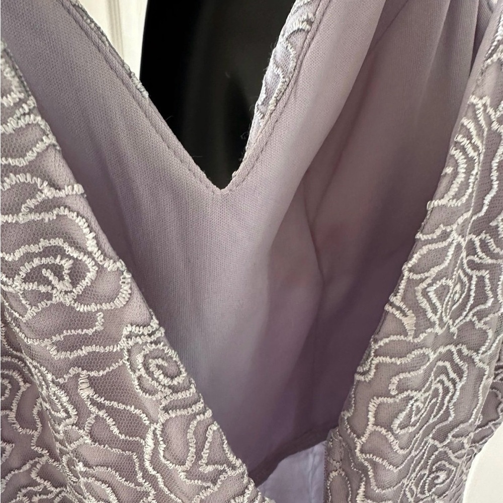 SHEIN Silver High Low Dress NEW. - Picture 5 of 5